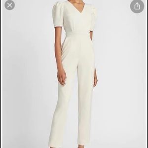 Express brand white jumpsuit.